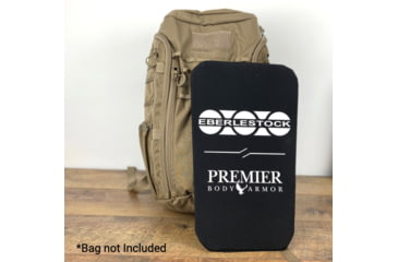 Image of Premier Body Armor Eberlestock F5 Switchblade Level IIIA Bulletproof Backpack Insert, Black, 9.5 x 16.75, BPP-9101