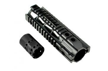 Image of Presma Kangaroo Series AR Style Free Float Handguard Quad Rail Mount, Black, 7 in PRKA011