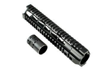 Image of Presma Kangaroo Series AR Style Free Float Handguard Quad Rail Mount, Black, 10 in PRKA021
