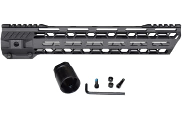 Image of Presma M-LOK Free Float Handguard w/Partial Top Rail, 13 in, Black, UMM38D13-H