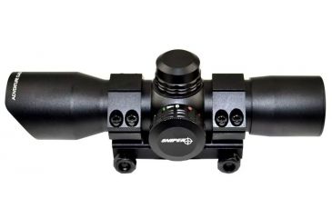 Image of Sniper 35mm Compact RG Dot Scope With Mount, Black, LTRD35