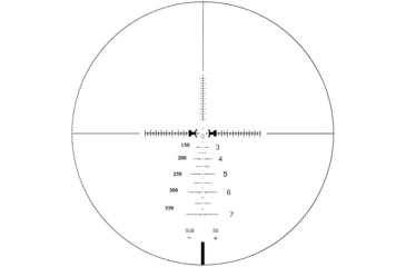 Image of Pride Fowler Industries Rapid Reticle BLK-2 1-6x24mm FFP 30mm Tube Rifle Scope w/Rapid Ranging and Rapid Guide Technology, Black, PFI-RR-EVOLUTION BLK-2