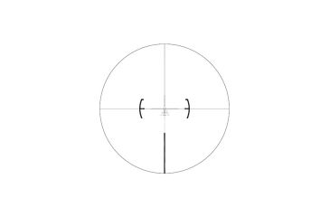 Image of Pride Fowler Industries 3-12x42mm RR-Evolution-17 HMR  Rifle Scope w/ 3 Color illuminated First Focal Plane Ballistic Reticle, Black RRE005