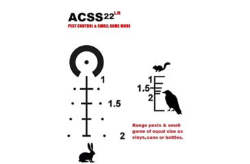 Image of Primary Arms 6X Scope with the Patented ACSS 22LR Reticle, Black PA6X32-22LR