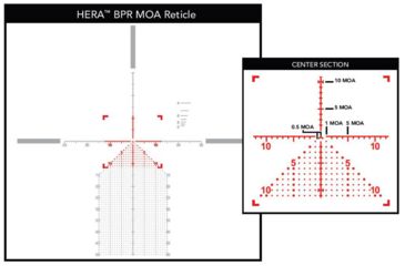 Image of Primary Arms PLx 6-30X56mm FFP Rifle Scope - Illuminated Hera BPR MOA Reticle, Black, PAPLX5-6-30X56F-HERA