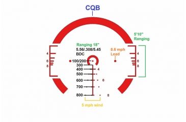 Image of Primary Arms Platinum Series 1-8X24mm Rifle Scope with Patented ACSS 5.56 / 5.45 / .308 Reticle, Black
