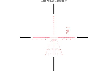 Image of Primary Arms SLX 4-16x44mm Rifle Scope, Illuminated ACSS-Apollo-6.5CR/.224V Reticle, FFP, Black, 610124