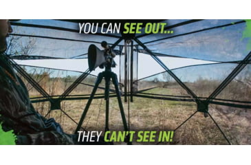 Image of Primos Hunting Full Frontal One Way See Through Veil Ground Blind, 65112