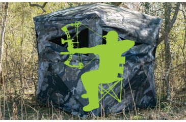 Image of Primos Hunting Hide-N-Sneak Ground Blind, Veil Camo, 65113