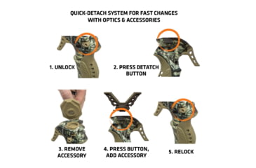 Image of Primos Hunting Trigger Stick Gen 3 Tall Bipod,24-62in,Truth Camo,Clam, 65814