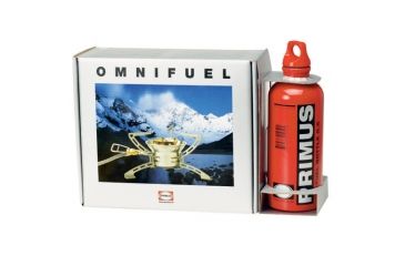Image of Primus OmniFuel Camping Stove Box and Bottle 328985
