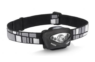 Image of Princeton Tec Vizz LED Headlamp, Black, Red, VIZZ205-BK