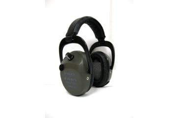 Image of Pro Ears Pro Tac SC Gold Low Profile Low Weight NRR 25 Hearing Protectors, Green w/ Standard Size 4 N Batteries, GSPTSTLG