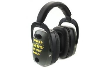 Image of Pro-Ears Pro Tekt Mag Gold Electronic Earmuffs, Black
