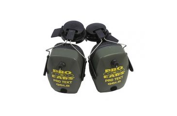 Image of Pro-Ears Pro Tekt Mag Gold NRR 33 Hard Muff, Green 79816