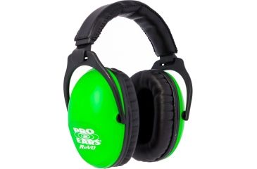 Image of Pro Ears ReVo26 Earmuffs, Neon Green