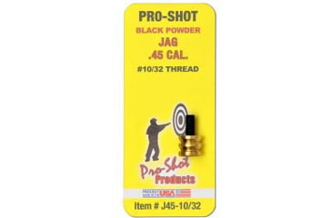 Image of Pro-Shot Brass Cleaning Jags Black Powder, .45 Caliber, Brass, J45-10/32