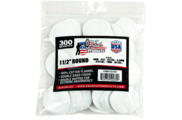 Image of Pro-Shot Cotton Flannel Patches 6mm - .30 Caliber 1.5 Inch Round 300 Per Bag