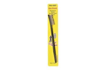 Image of Pro-Shot Pro-Shot Double End Gun Brush Steel, Gray Handle w/ Gray Bristles, SDE