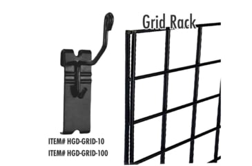 Image of Pro-Shot Horizontal Long Gun Display, Gridwall, 10-Pack, HGD-GRID-10
