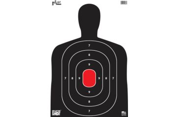 Image of Pro-Shot Splatter Shot BC27 Silhouette Targets Heavy Tag Paper 12x17 Inches 100 Pack