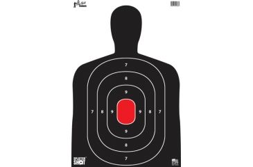 Image of Pro-Shot Splatter Shot BC27 Silhouette Targets Heavy Tag Paper 12x17 Inches 500 Pack