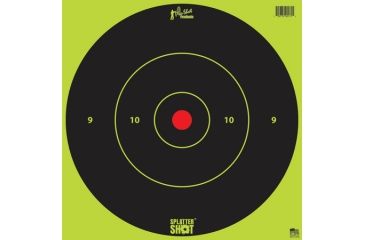 Image of Pro-Shot Splatter Shot Bullseye Targets - Heavy Tag Paper 12 Inch Green 500 Pack