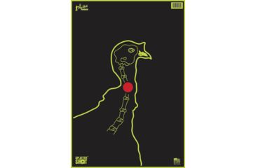 Image of Pro-Shot Splatter Shot Pre Hunt Targets Heavy Tag Paper Turkey 100 Pack