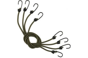 Image of ProForce Heavy Duty Bungee Cord, Olive, 4 Pack PF71060