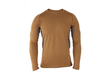 Image of Propper Adventure Tech Level II L/S Top, 95/5 Polyester/XStatic (M), Size Size Small, Color Coyote
