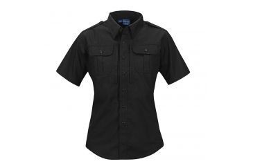 Image of Propper Women's Short Sleeve Tactical Shirt, Size Large, Black F530450001L