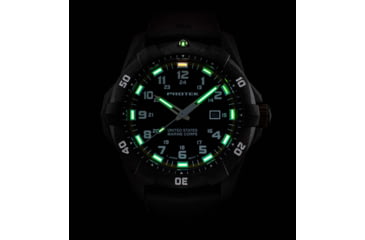 Image of ProTek Carbon USMC Dive Watch, Carbon Case/Black Dial/Black Strap, One Size, PT1011