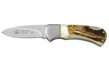 Image of Puma Knives 4-Star Mini Staghorn Folding Knife, 2in Blade, Stag 210700