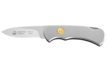 Image of Puma Knives 4-Star Mini Stainless Folding Knife, 2in Blade, Stainless Steel 280730
