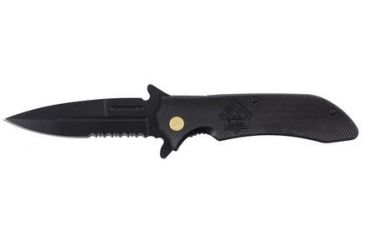 Image of Puma Knives Alleycat Spear Folding Knife, 3.3in Blade, Black Aluminum 6622001