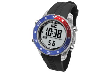 Image of Pyle Snorkeling Master Sports Watch with Dive Mode, Chronograph, Stopwatch, Water Temperature, Dive Depth &amp; Duration Displays, Black PSNKW30BK
