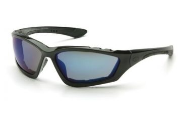 Image of Pyramex Accurist Black Padded Frame/Blue Mirror Lens, Box SB8775DP