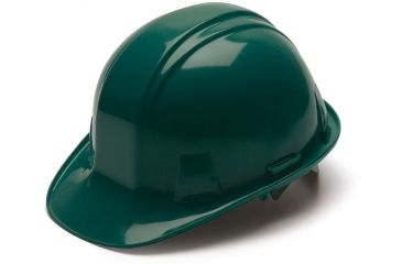 Image of Pyramex Cap Style 4 Point Ratchet Suspension Hard Hat - Green HP14135