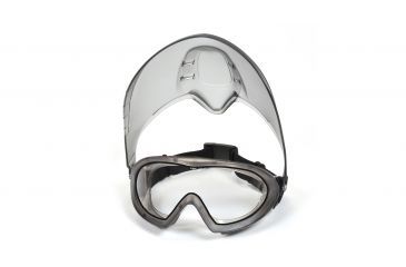 Image of Capstone Goggles w/Clear Shield, Clear Anti-Fog Dual Lens