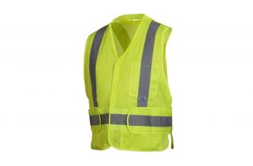 Image of CSA Lumen-X Vest w/Reflective Tape, Hi-Vis Lime, Med-XL
