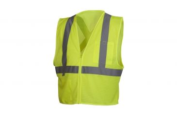 Image of CSA Lumen-X Vest w/Reflective Tape, Hi-Vis Lime, Large