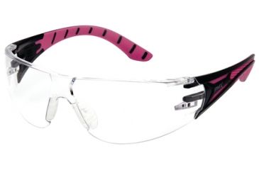 Image of Pyramex Endeavor Plus Clear Lens Black/Pink Frame