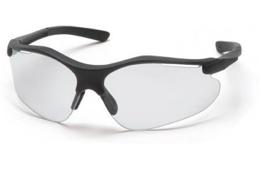 Image of Pyramex Fortress Safety Glasses - Clear Lens, Black Frame SB3710D