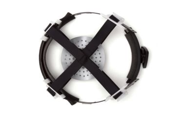 Image of Pyramex Full Brim 4 Point Ratchet Suspension Hard Hat - White HP24110