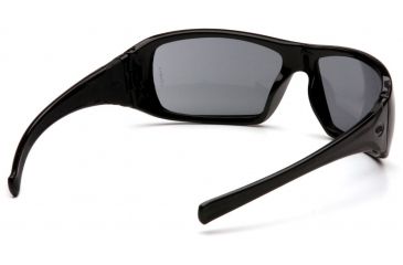 Image of Pyramex Goliath Safety Glasses - Black Frame and Gray Lens SB5620D