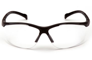Image of Pyramex Gravex Safety Glasses w/Clear Anti-Fog Lens, Black, SB8910ST