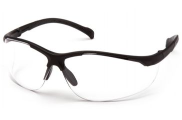Image of Pyramex Gravex Safety Glasses w/Clear Lens, Black SB8910S