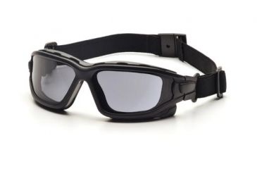 Image of Pyramex I-Force Safety Glasses,Black Strap-Temples/Gray Anti-Fog Lens SB7020SDNT