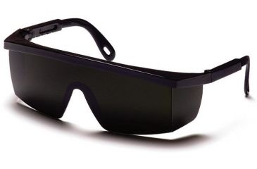 Image of Pyramex Integra Safety Glasses - 5.0 IR Filter Lens Lens, Black Frame SB450SF