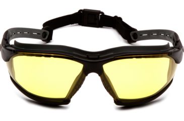 Image of Pyramex Isotope Safety Glasses w/Amber H2MAX Anti-Fog Lens, Black, GB9430STM
